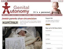Tablet Screenshot of genitalautonomy.org